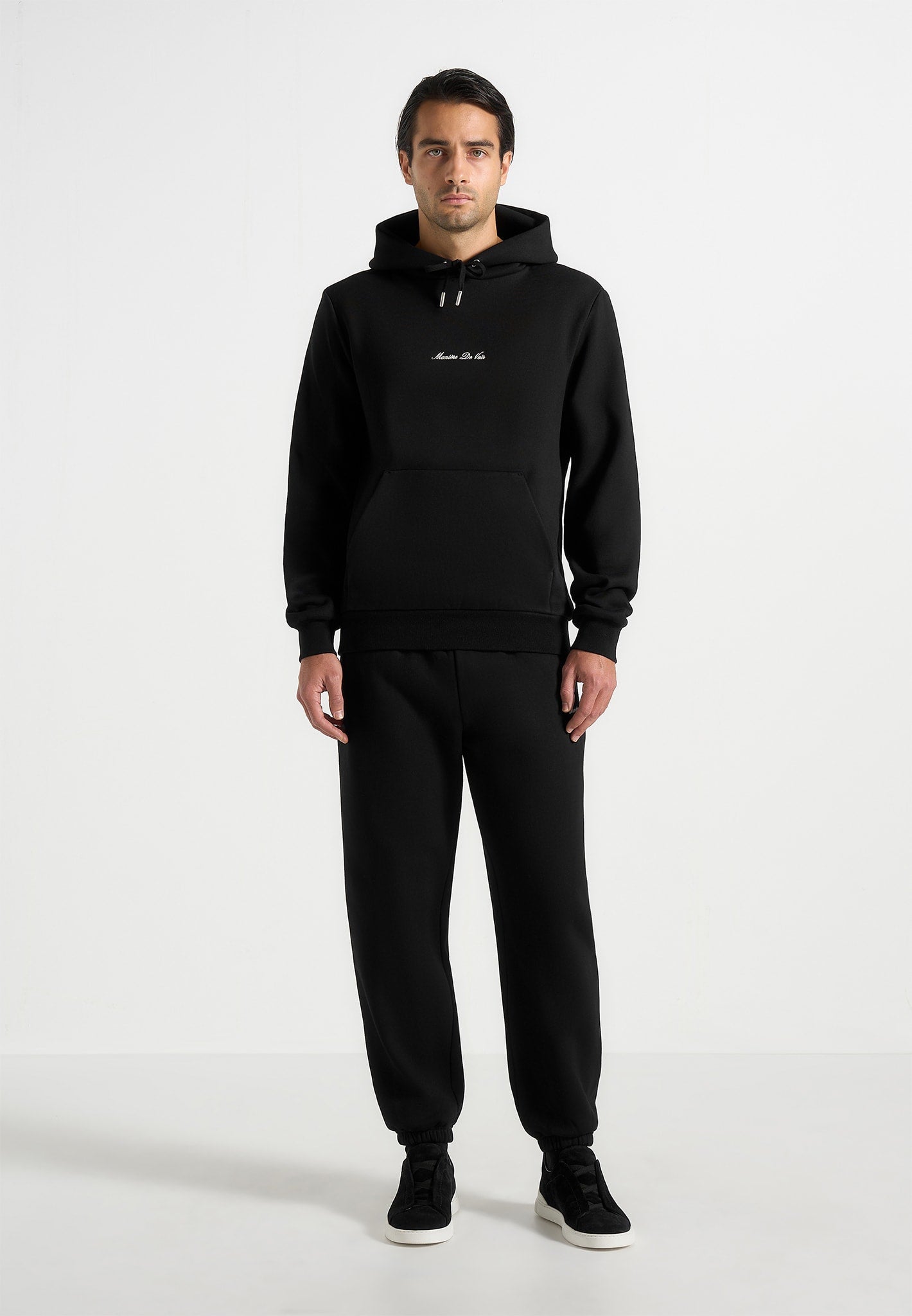 Gustave - Signature Regular Fitted Hoodie - Black 