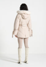 faux-fur-longline-coat-beige