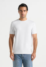 Matteo - Regular Fit Cotton T-Shirt - White