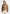 Casey - Unisex Minimal Raglan Puffer Jacket - Taupe