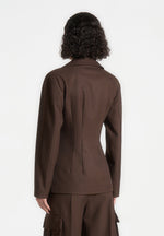 tailored-contour-double-breasted-blazer-brown