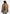 Kena - Vintage Leather & Plush 2-in-1 Gilet Jacket - Taupe