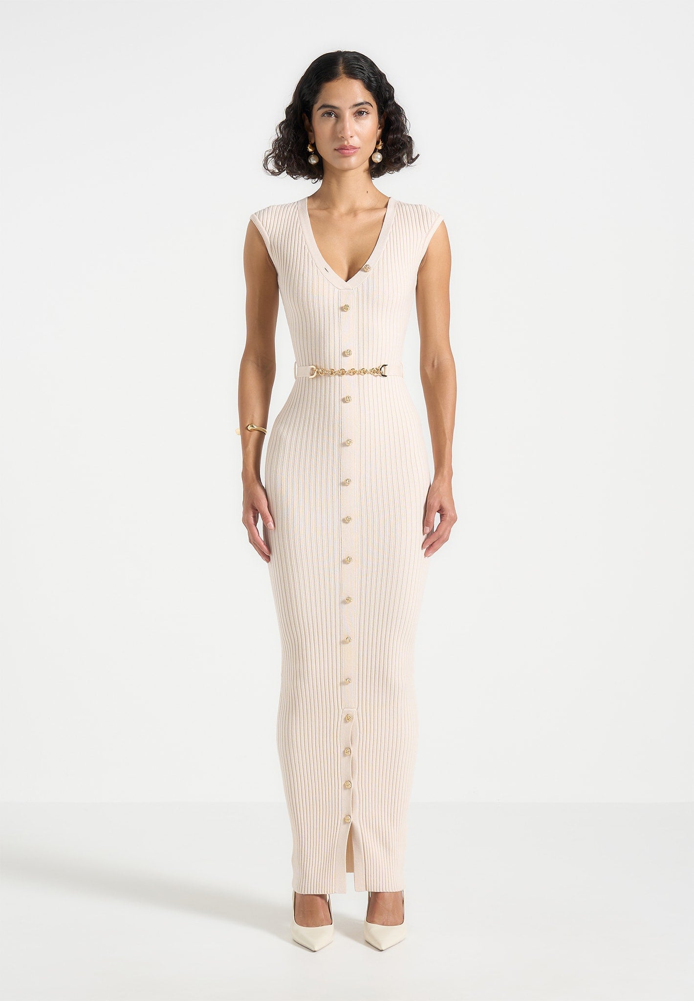 helene maxi dress Helene Belted Maxi Dress