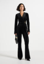 solel-velour-wrap-jumpsuit-black