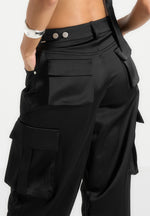 satin-high-waisted-cargo-pants-black