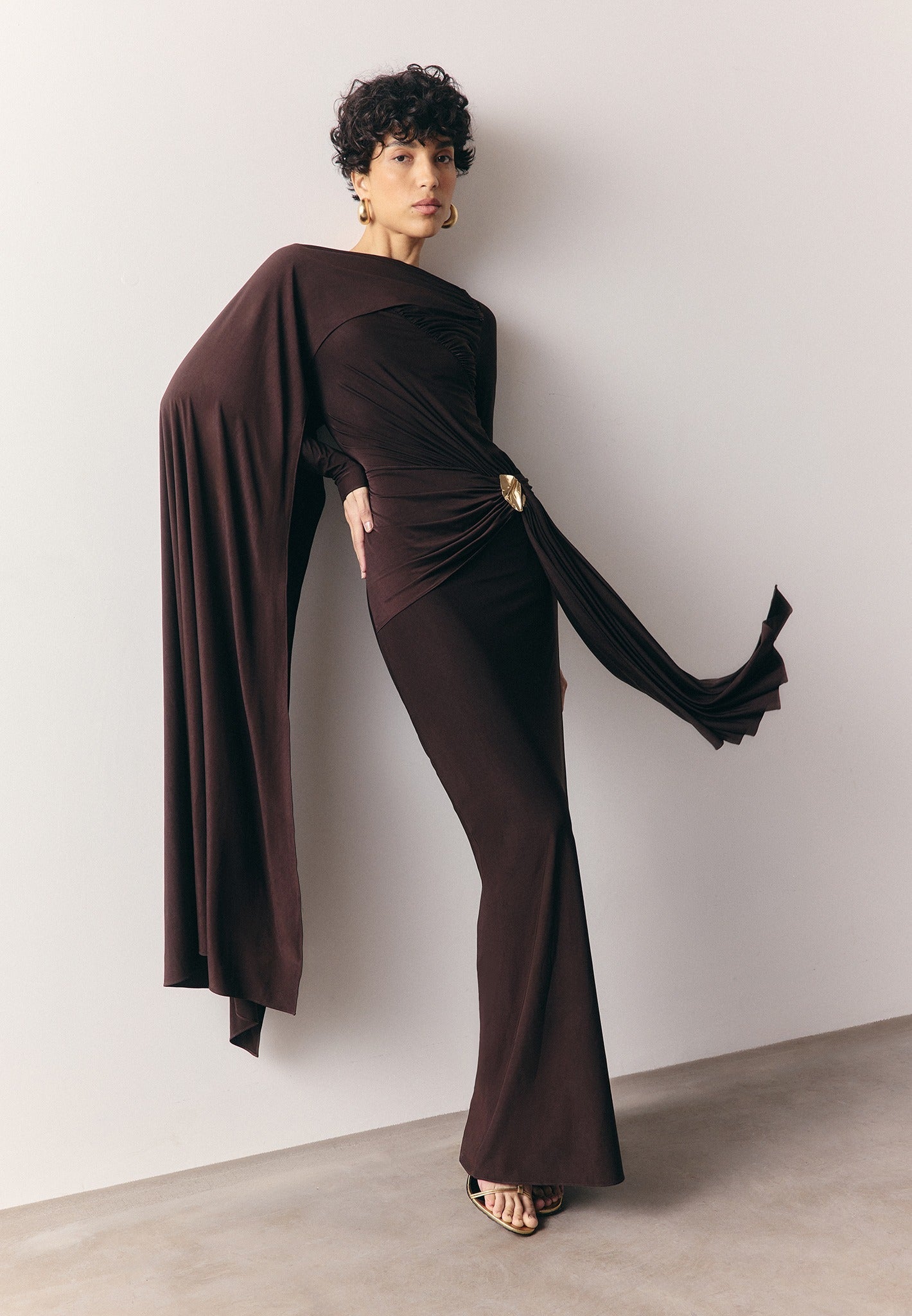 edena-asymmetric-ruched-draped-maxi-dress-brown
