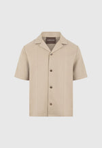 Felix - Tailored Shirt With Crease - Beige