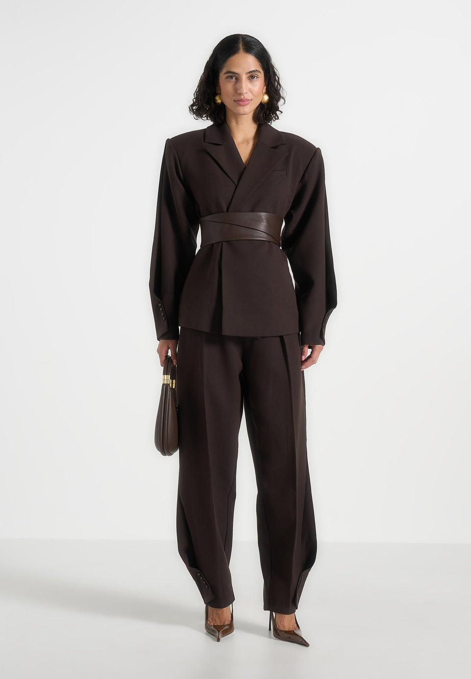 sophie-twist-leg-tailored-trousers-brown