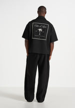 Alexis - Unisex Cote d'Azur Boxy Shirt - Black