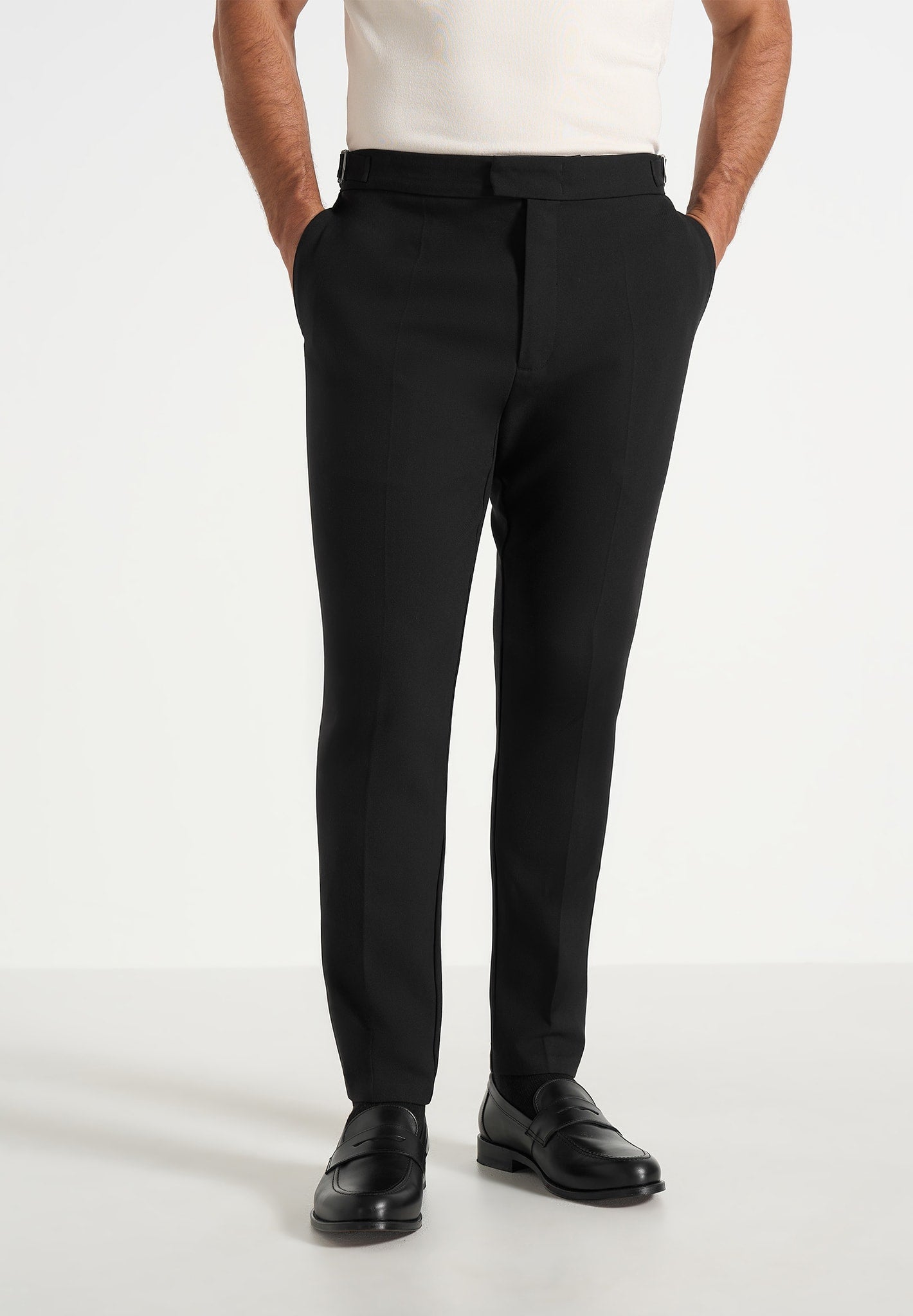 mens slim fit dress pants Shop Slim-Fit Stretch Pant, Heather Grey fabric dress pants from Kenneth Cole Reaction a superb choice for your daytime look. Milan slim-fit suit pants -
