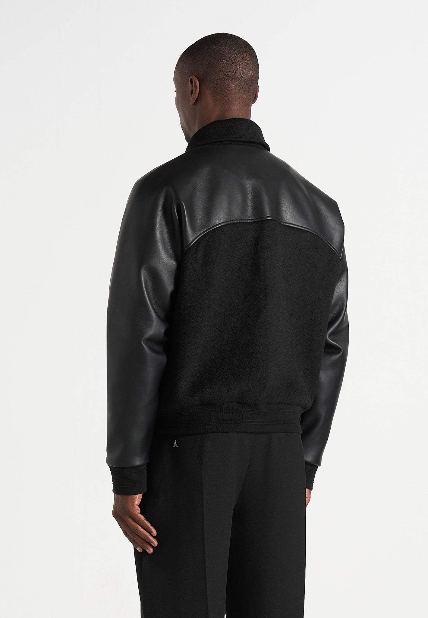 olivier-wool-and-leather-raglan-varsity-jacket-black