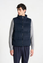 brushed-marl-puffer-gilet-navy