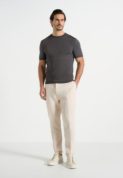 ellis-luxe-knitted-t-shirt-charcoal