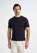 ellis-luxe-knitted-t-shirt-navy