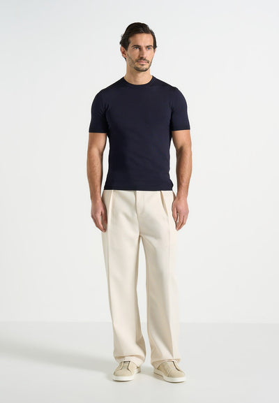 ellis-luxe-knitted-t-shirt-navy