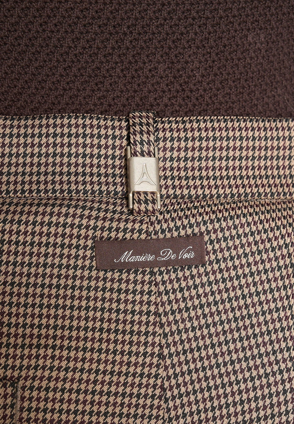 pierre-houndstooth-twin-pleat-trousers-brown