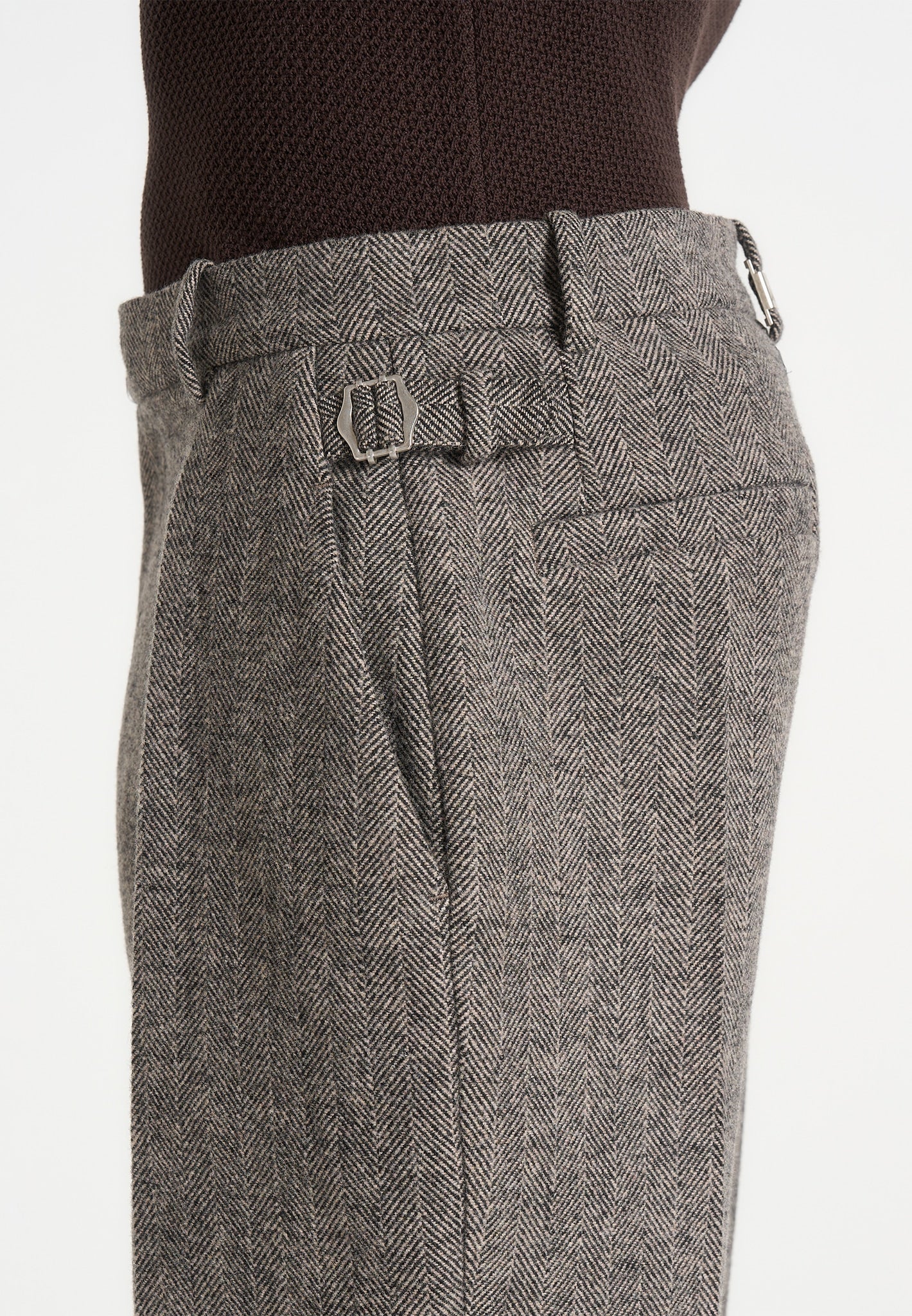 dorian-herringbone-wool-pleated-trousers-grey