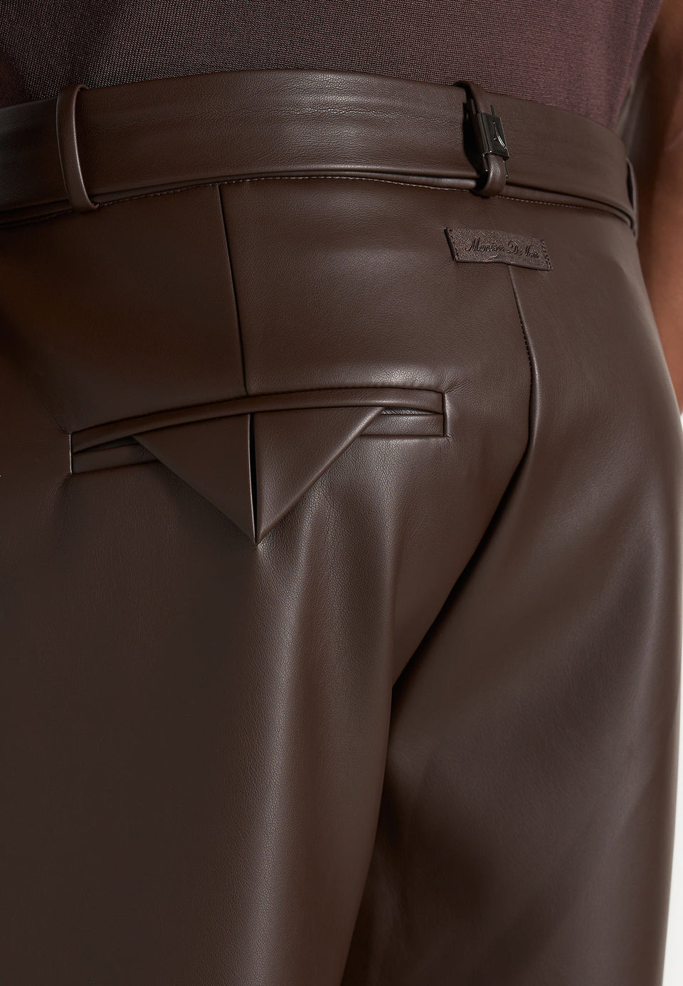 serge-relaxed-fit-leather-pleated-trousers-brown