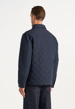 Elias - Quilted Shirt Jacket - Navy