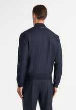 savin-pinstripe-bomber-jacket-navynew