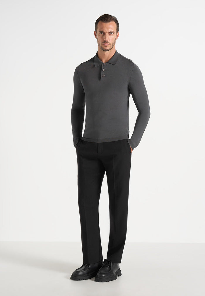 lucien-core-knitted-sheen-long-sleeve-polo-top