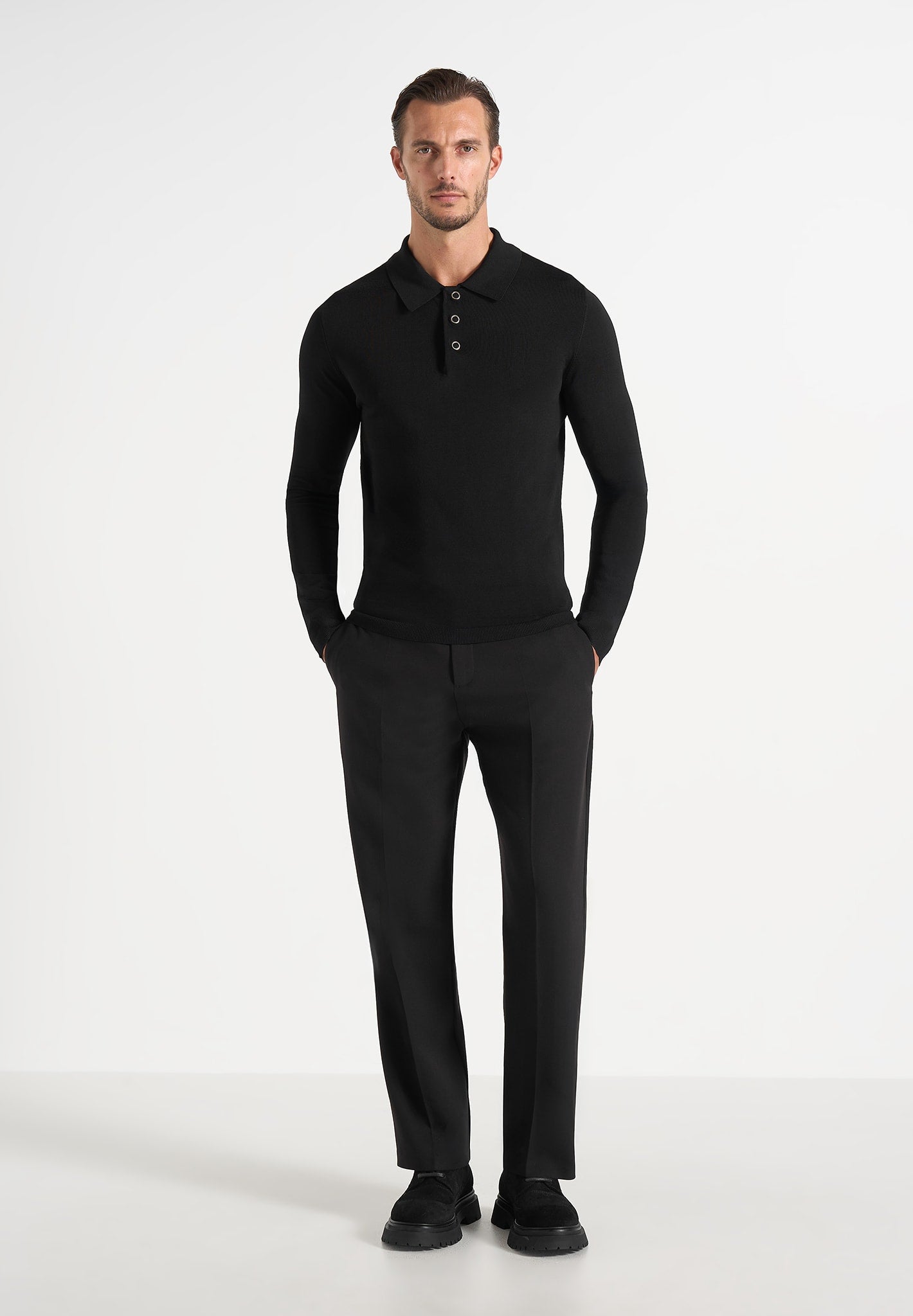 lucien-core-knitted-sheen-long-sleeve-polo-top-1