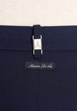 Pierre - Twin Pleat Tailored Pants - Navy