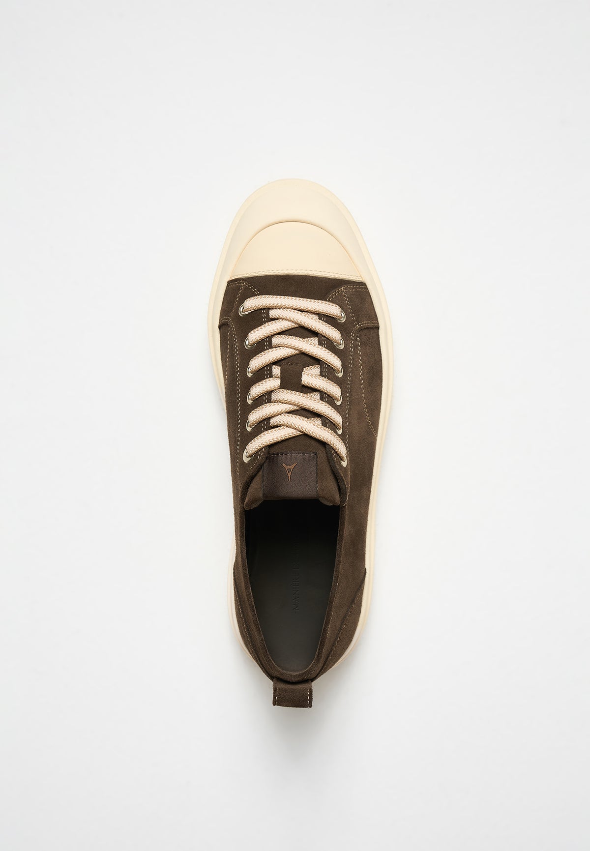 Vienna - Suede Contrast Stitch Sneaker - Brown