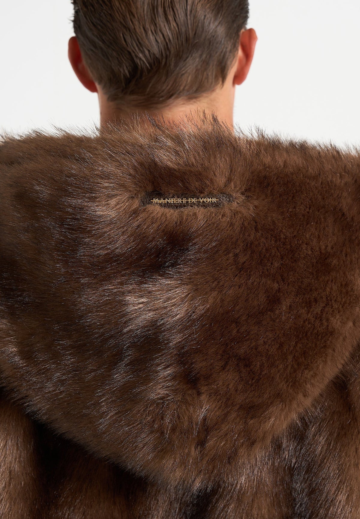 Ryan - Fur Hooded Jacket - Brown