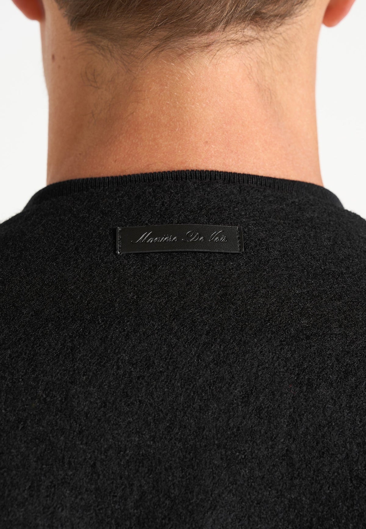 Loris - Kimono Minimal Wool Jacket - Black