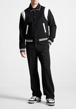 satin-panel-corduroy-varsity-jacket-black