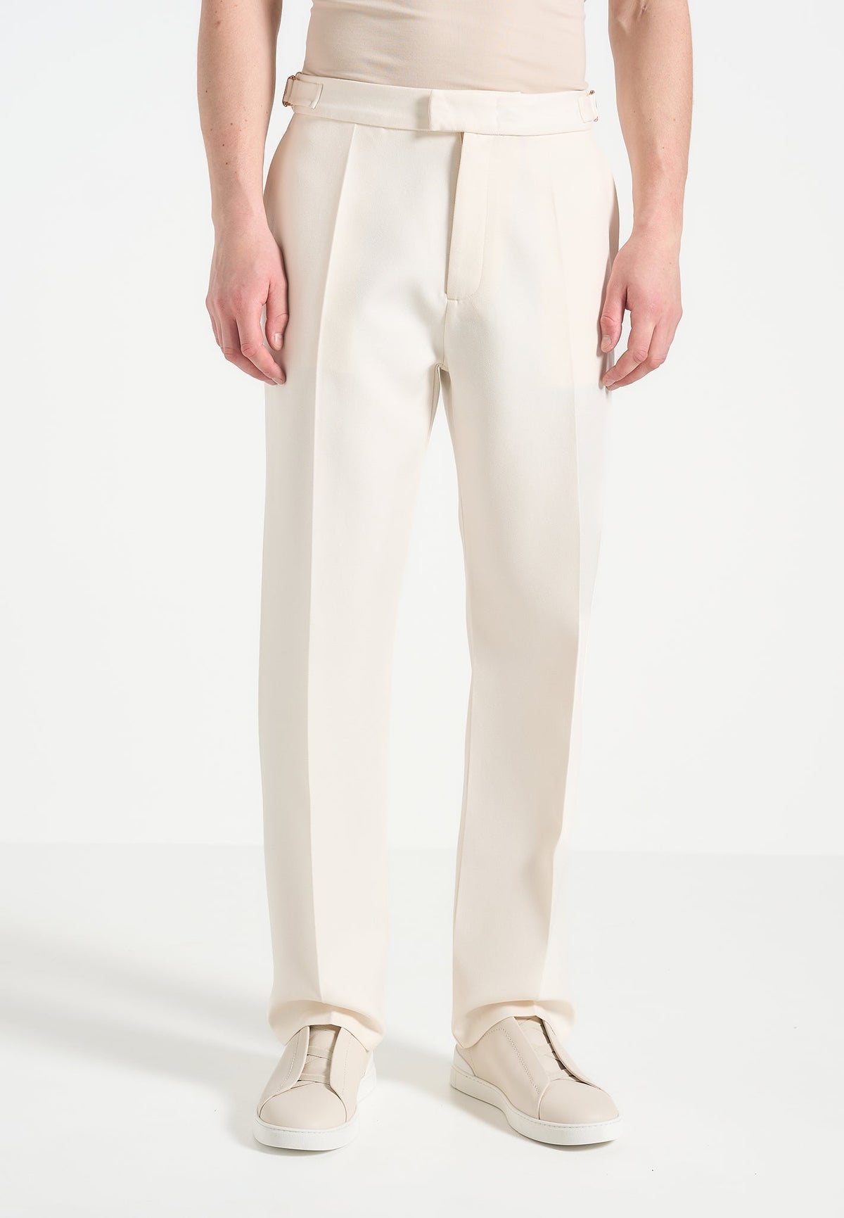Joseph - Regular Fit Tailored Pants - Off White