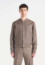 pinstripe-bomber-jacket-taupe