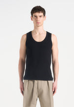 ribbed-cotton-vest-black