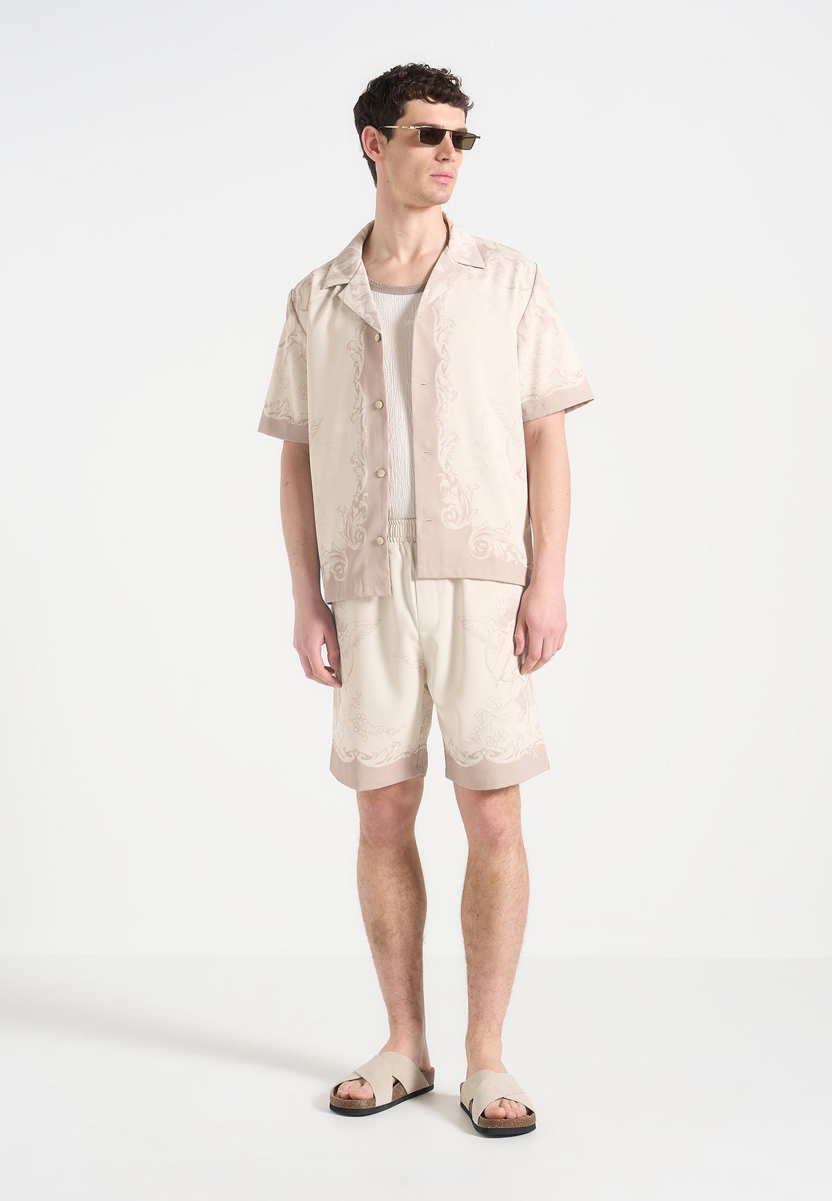 Adrien - Baroque Shorts - Cream/Beige