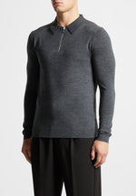 merino-wool-long-sleeve-polo-top-with-zip-marl-grey