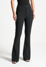 pinstripe-fit-and-flare-leggings-black