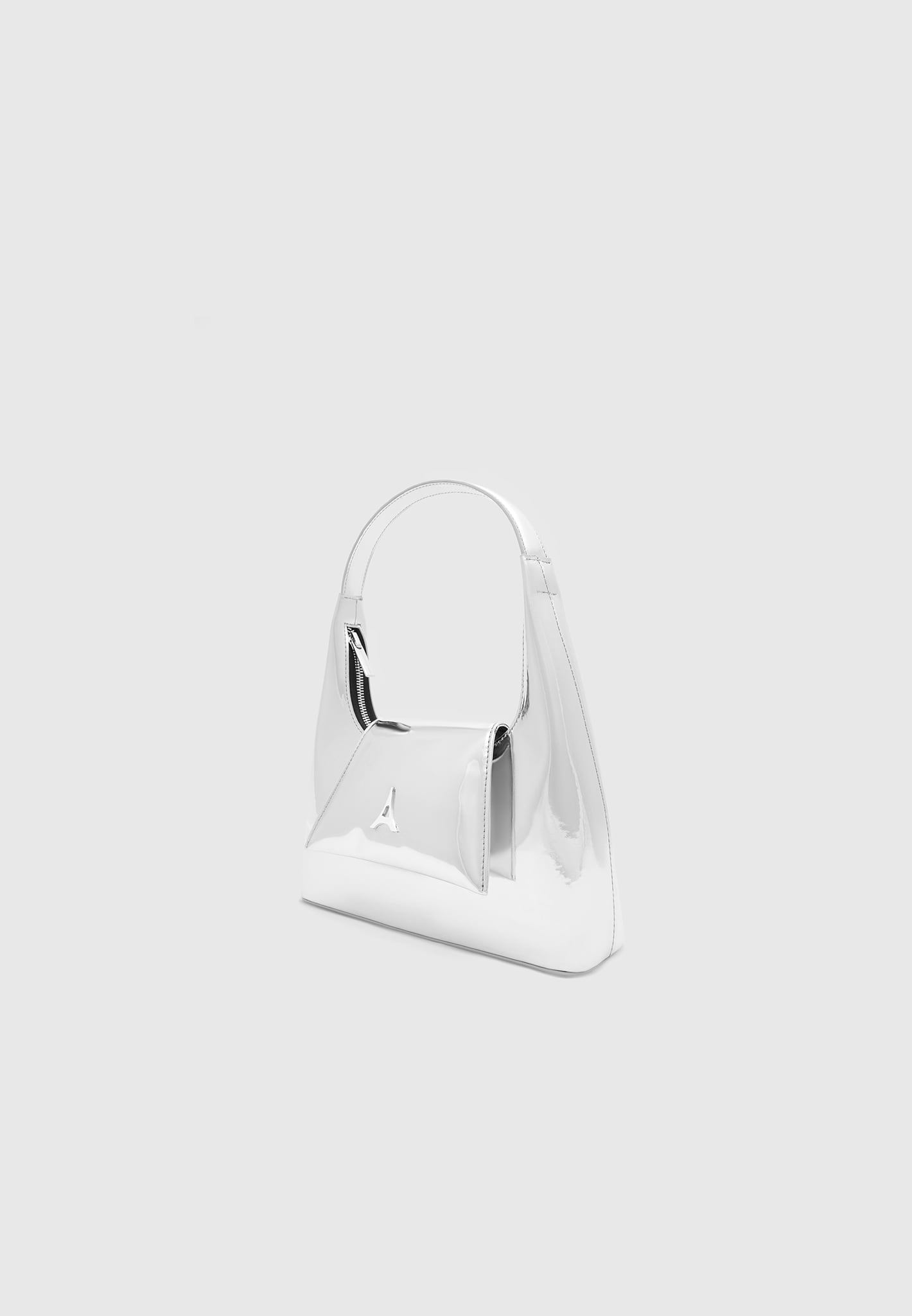 puffer-shoulder-bag-silver-chrome