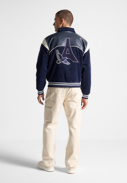 ◆DEINET◆ D FRIENDS CORDUROY VARSITY JACKET IN IVORY KDTDJ zipup-1-1-7eef9.jpg?fit=max&w=