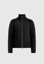 rami-suede-knit-jacket-black