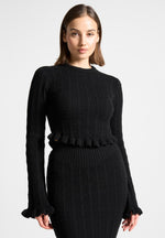 ruffle-hem-ribbed-knit-top-black