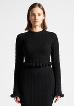 ruffle-hem-ribbed-knit-top-black