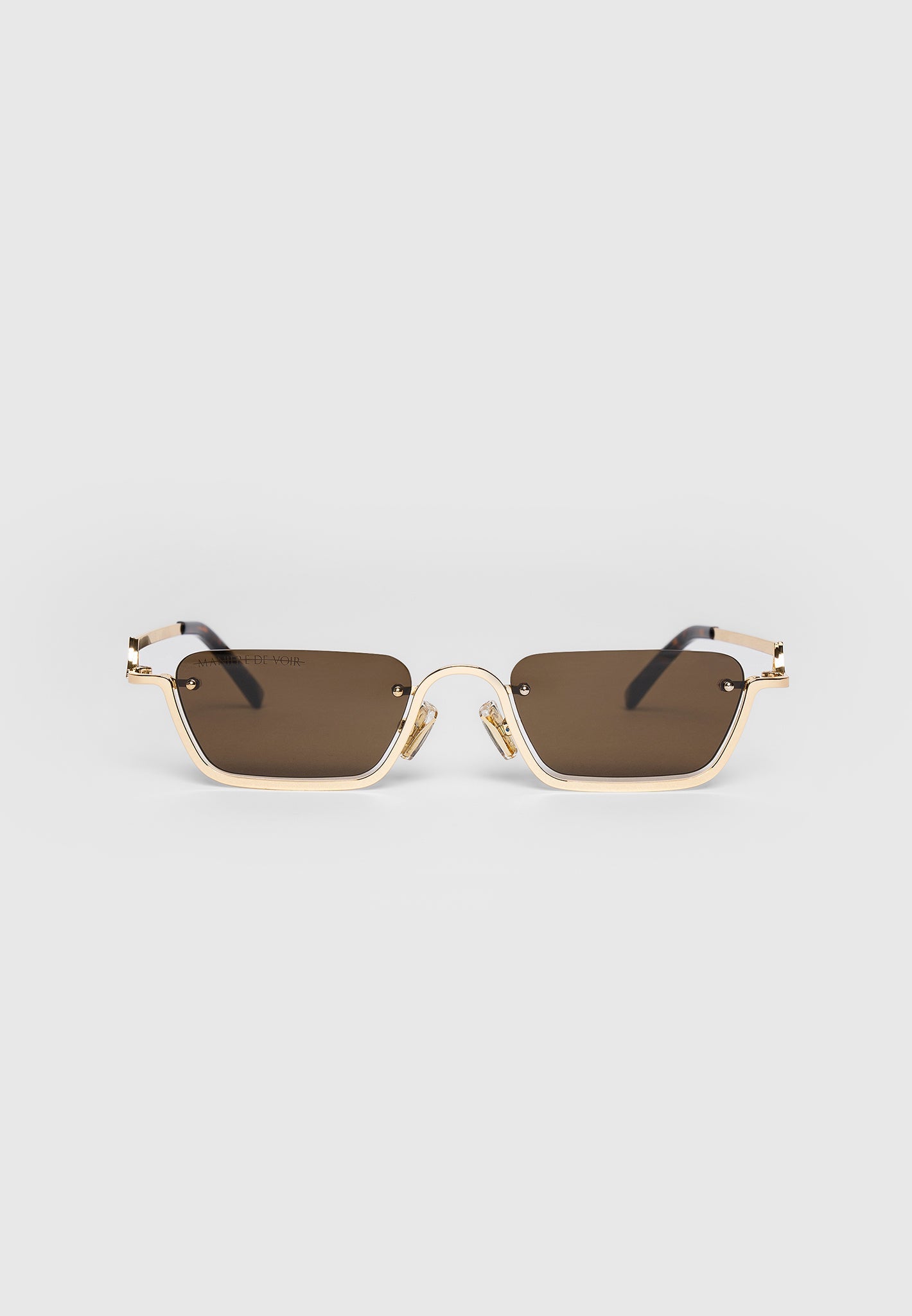 Kai - Frameless Sunglasses - Gold