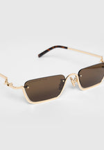 Kai - Frameless Sunglasses - Gold