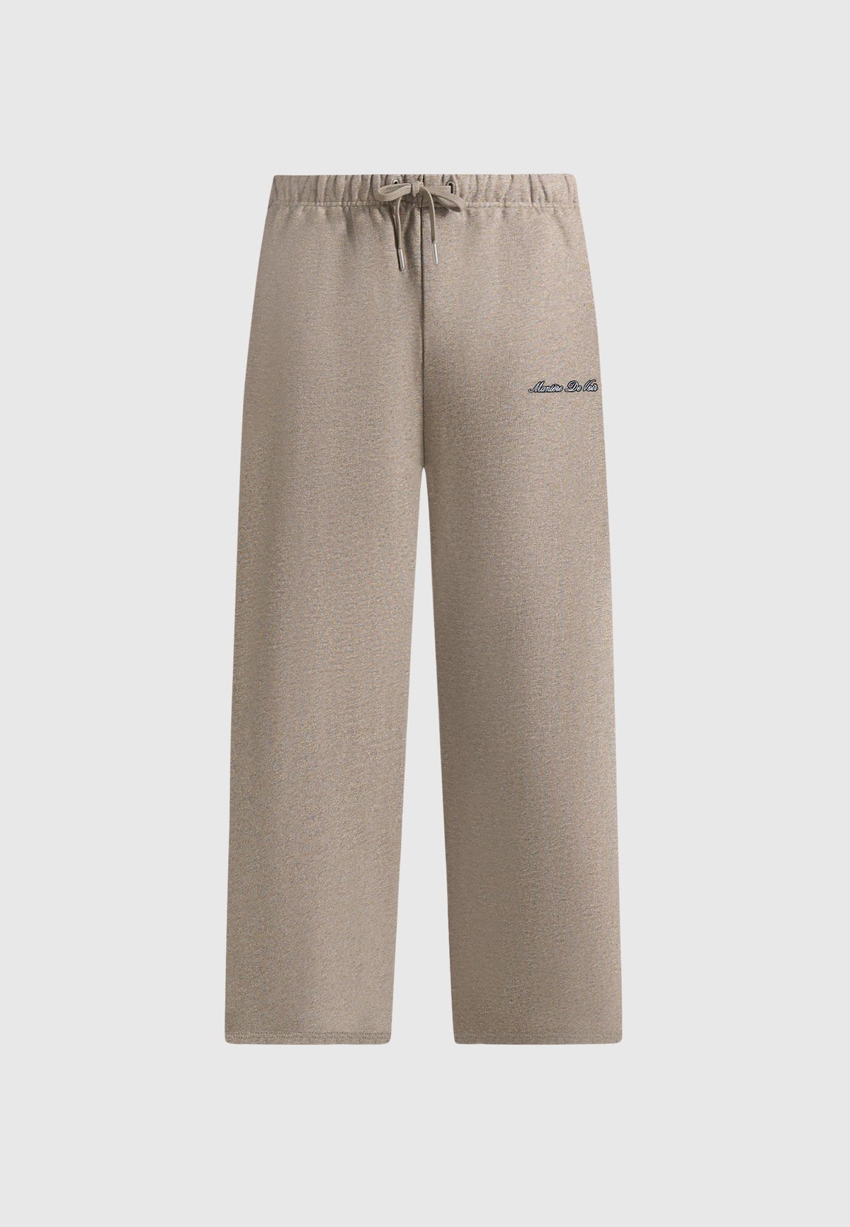 JS003 - Unisex Signature Wide Leg Sweatpants - Taupe