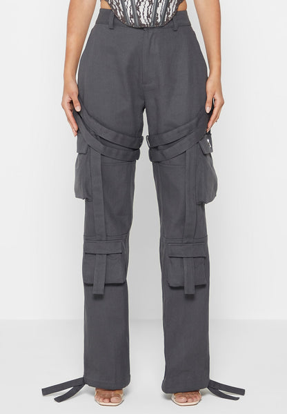 Strap Style Low Crotch Pants(Line Cloud) — INF - Garment for the rebels,  sociopaths, kinkies. Madly tailored by an obsessive and compulsive designer