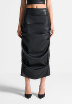 tacked-vegan-leather-midaxi-skirt-black