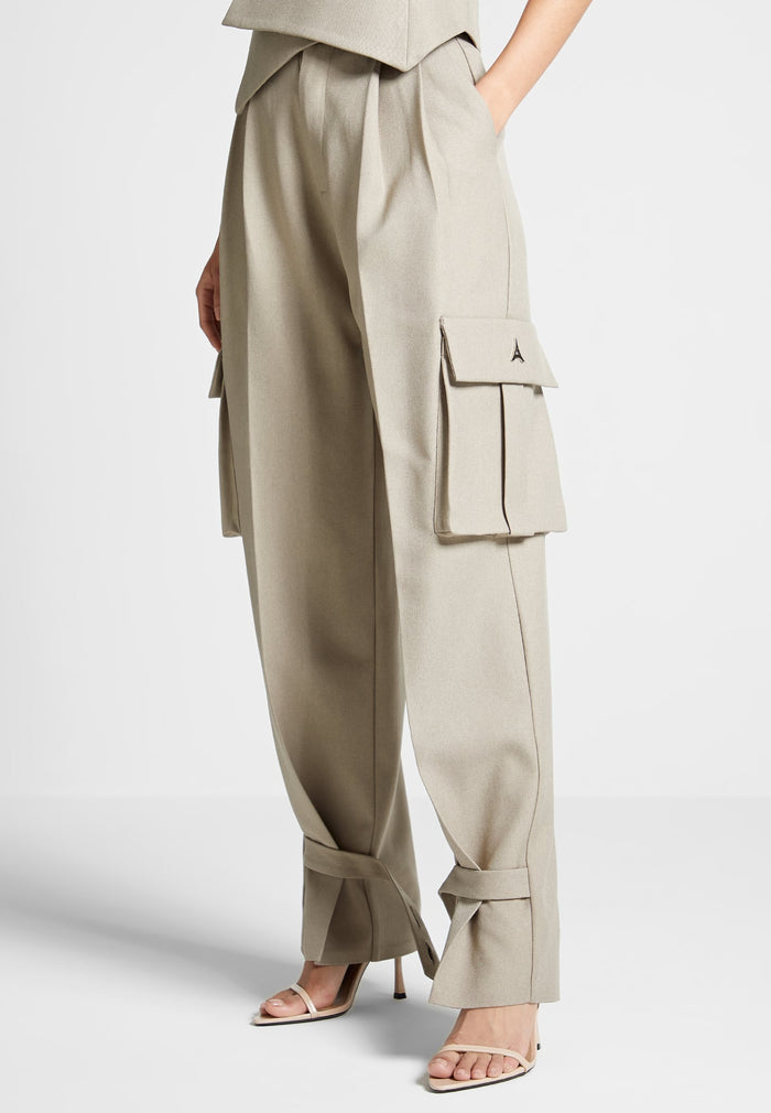 danielle-tailored-pleated-cargo-trousers-beige