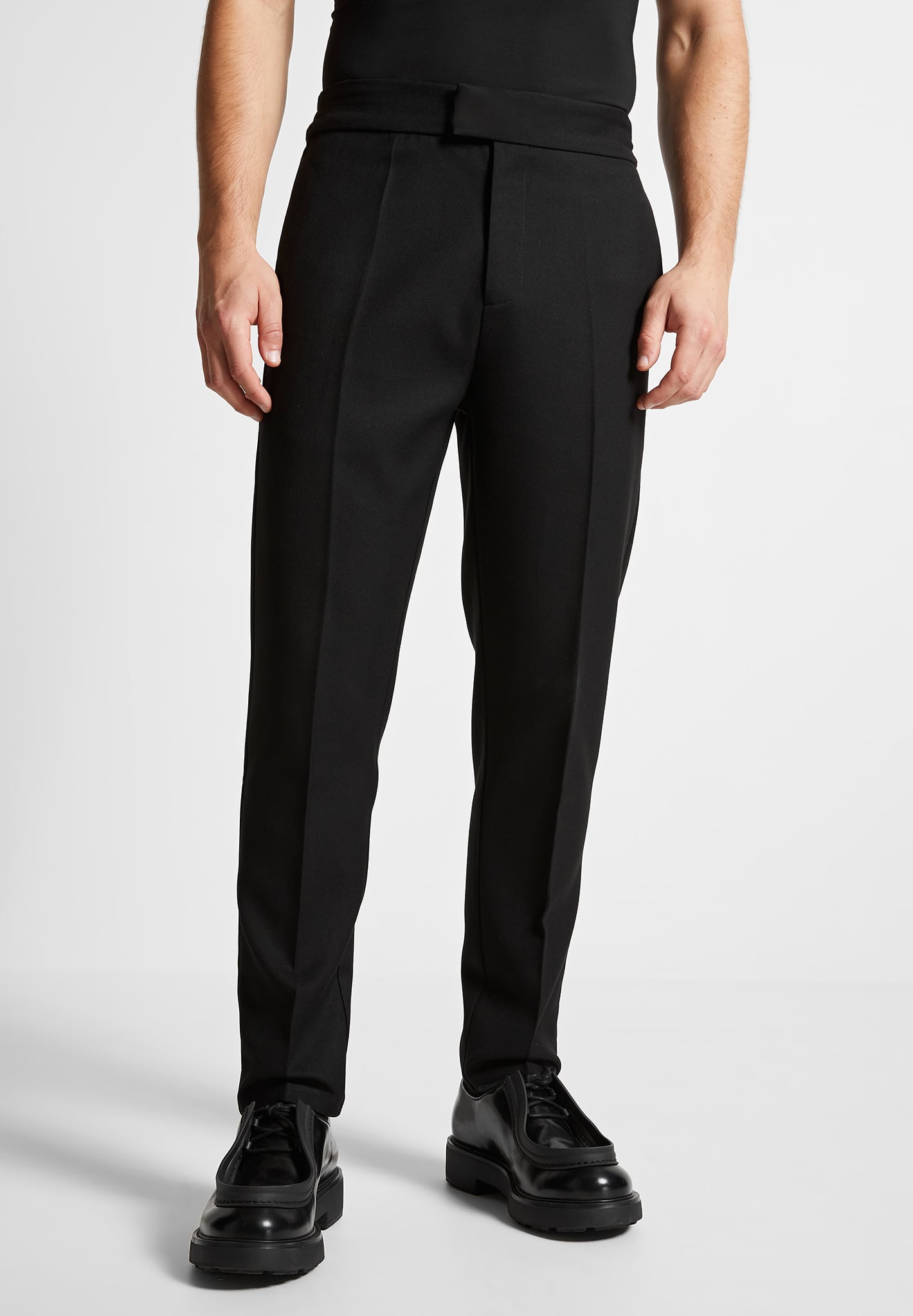 Women's High-rise Tailored Trousers - A New Day™ Black 10 : Target