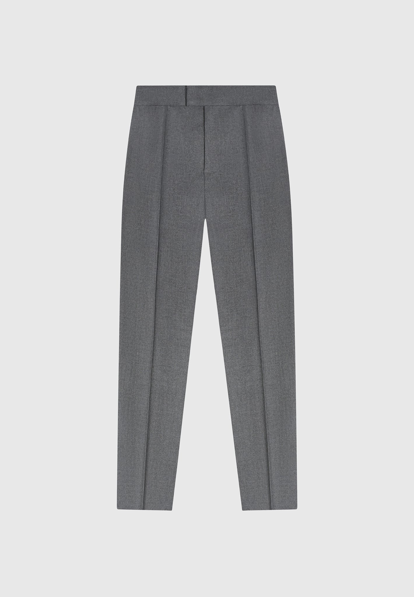 White Solo twill tapered-leg trousers | palmer//harding | MATCHES UK